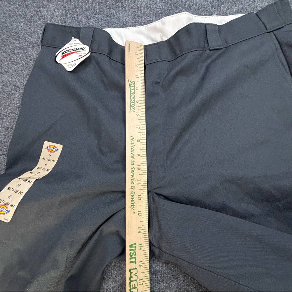 Dickies Men Work Shorts Size 42 Charcoal Gray Solid Twill Work Loose Fit 13" NWT - Picture 11 of 15